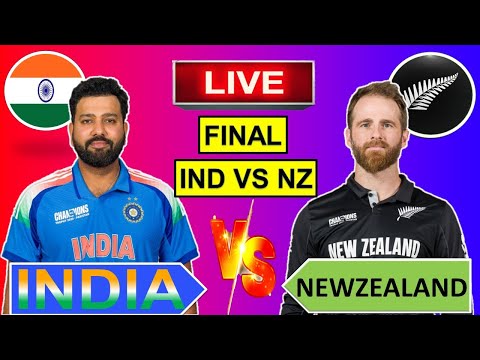 🔴Live: India vs New Zealand Final ICC Champion Trophy 🔴Live: India vs New Zealand Final ICC Champion Trophy