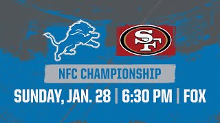 Lions vs. 49ers Game Trailer | NFC Championship