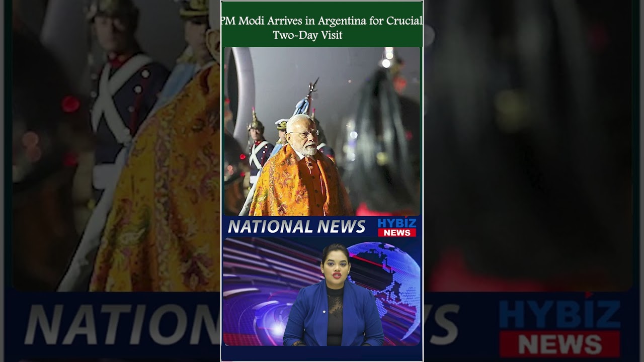 PM Modi Lands in Argentina for Key Bilateral Talks | First Visit in 57 Years