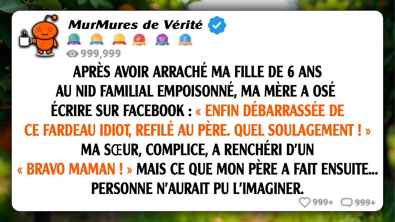 Ma mère a traité ma fille de 'fardeau stupide' - les actions de mon père nous ont choqués