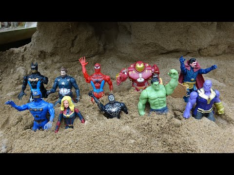 Video Giải đồ chơi siêu nhân Super man, siêu nhân Gao, người... - youtube