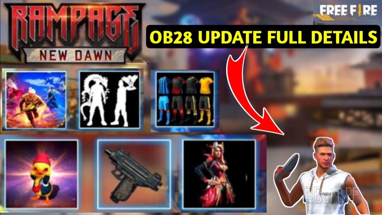 Free Fire OB28 Update Full Details || Free Fire Advance Server Look |