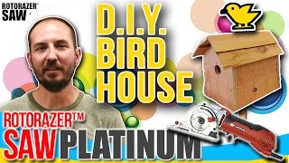How to Make a Birdhouse 🏠 🐤 🔨 How to Build Your Homemade DIY Bird House https://www.buyrotorazer.com/index.html?page=youtube_orde... YouTube-Only Offer: The Rotorazer Saw Platinum model is