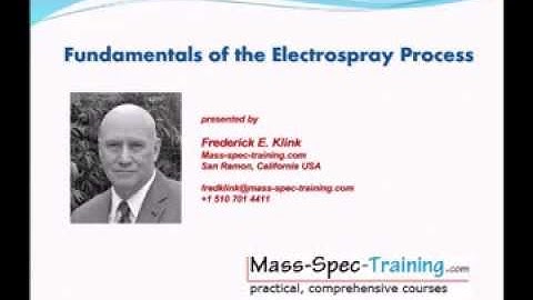 Fundamentals of the Electrospray Process