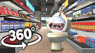 Skibidi Toilet Otamatone 360° - Supermarket #2 | VR/360° Experience