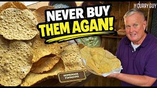Once You Try Homemade Poppadoms, You’ll NEVER Buy Them Again!