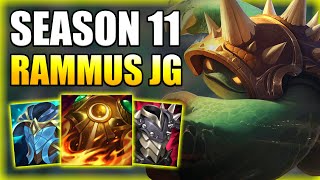 HOW TO PLAY RAMMUS JUNGLE & HARD CARRY - Season 11 Rammus Jungle Gameplay Guide - League of Legends