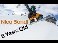 Nico Bondi, AMAZING 6 year-old Snowboarder  (Learning By Doing Ep 52)