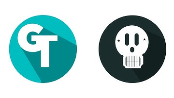 How to make a long shadow logo in Gimp 2.8.14