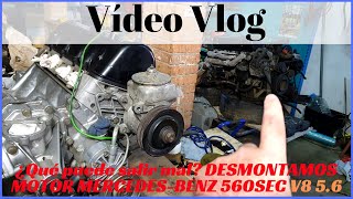 ¿Qué puede salir mal? DESMONTAMOS el Motor V8 del MERCEDES BENZ 560SEC || Vídeo Vlog by Pit Stop 639 views 3 years ago 16 minutes