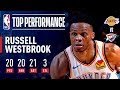Russell Westbrook Becomes 2nd-EVER To Post 20p/20a/20r In A Game! | April 2, 2019