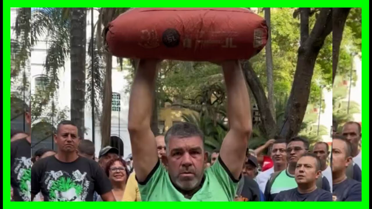 El hombre más fuerte de Medellín impone RÉCORD GUINNESS😳😱💪🏾 Retos extremos de gimnasio en la calle !