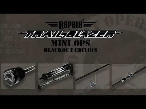 NEW Rapala Trail Blazer Mini Ops - BFS/UL Travel Rod 