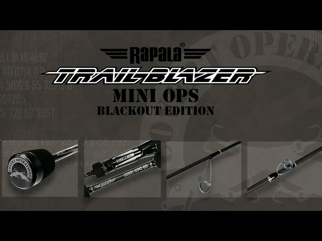 NEW Rapala Trail Blazer Mini Ops  - BFS/UL Travel Rod class=