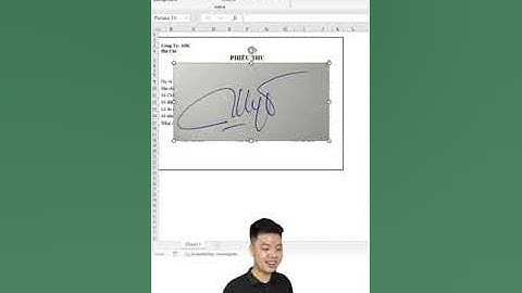 Cách chèn chữ ký tay vào word và excel #excel  #windows  #tinhocvanphong  #words