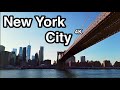 New York City Skyline 4K - NYC East River Ferry - Riding NYC Ferry - New York City Screensaver HD