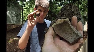 EXPLODED cannon balls found metal detecting with Nuggetnoggin and Depths of History! (unbelievable)