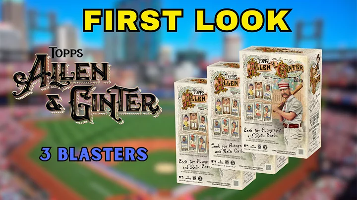 2025 Topps Allen & Ginter Blaster Box Review!🔥  Image Variations, Chrome Hits & Filigree!