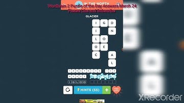 Wordbrain 2 Puzzle of the Day Answers March 24
