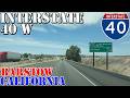 I-40 West - Barstow - California - 4K Highway Drive