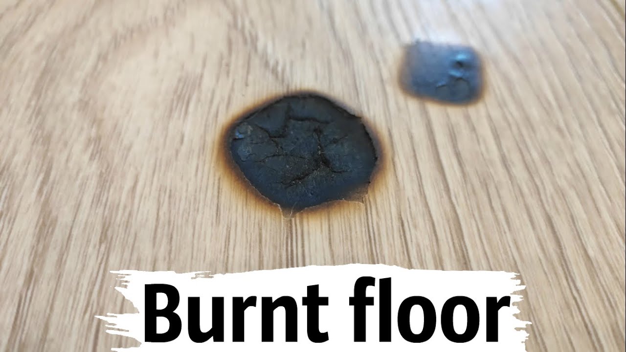 can i burn laminate flooring?