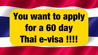 Applying for a Thai e-visa ขั้นตอนอังกฤษขอวีซ่าเกิน30วัน เข้าไทย  ????