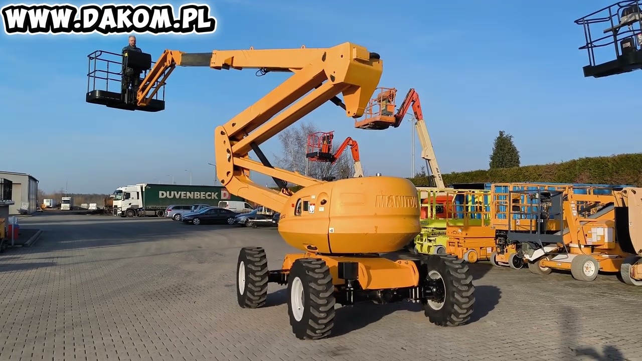 Spalinowy podnośnik koszowy MANITOU 180 ATJ E3 Rok produkcji 2012 #manitou #dakom