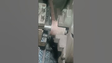 making thread shaft lathe Machine #cnc #lathe #machine