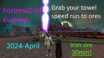 2024 NEW World Record for Iron ore, 30Minutes! FortressCraft Evolved Speed Run.