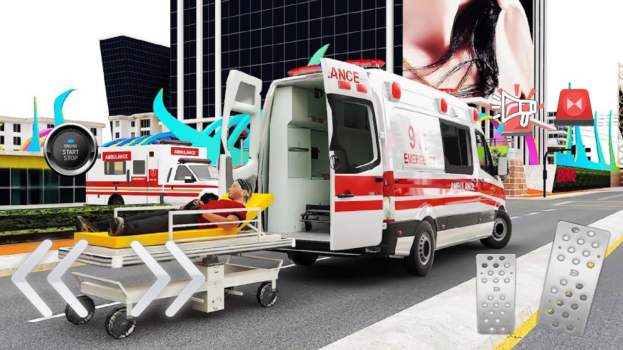 Ambulance Emergency Simulation Trailer-#2 - 2021 - Gameplay | Steam on PC