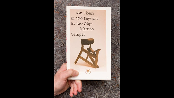 100 chairs in 100 days book