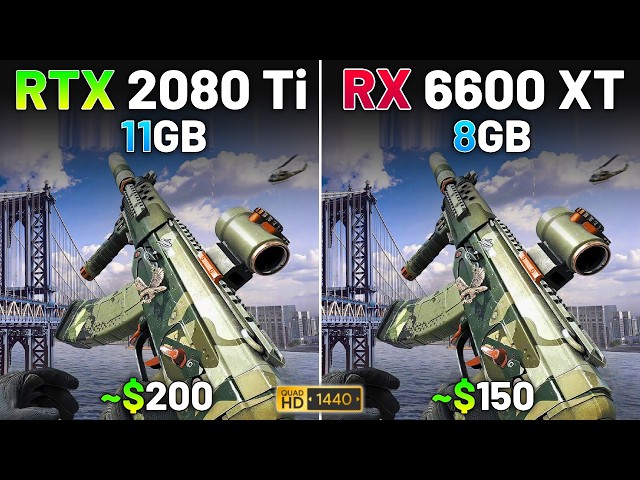 RTX 2080 Ti vs RX 6600 XT in 2026 | Test in 15 Games | 1440p - YouTube