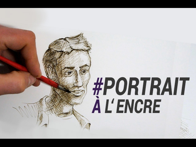 Comment Dessiner Un Portrait A L Encre De Chine Youtube Comment Dessiner Un Portrait A L Encre De Chine Youtube