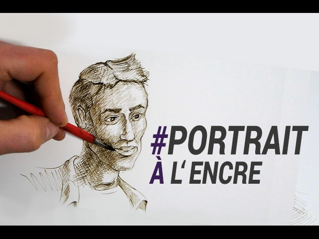 COMMENT DESSINER UN PORTRAIT À L'ENCRE DE CHINE 