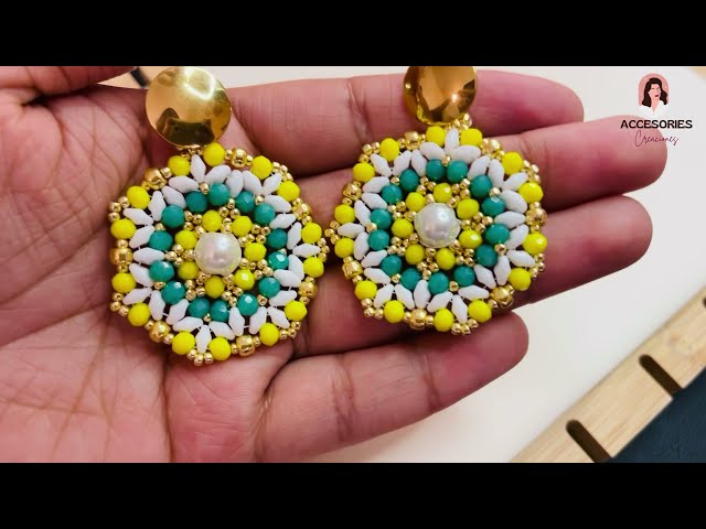 Bisuteria Paso a Paso / Aprende hacer estos bellos aretes.