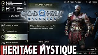 QUE FAIRE DE LA RELIQUE HÉRITAGE MYSTIQUE - BOSS CACHÉ - GOD OF WAR RAGNAROK