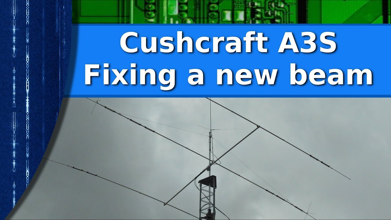 Ham Radio - Fixing a brand new Cushcraft A3S beam antenna photo pic