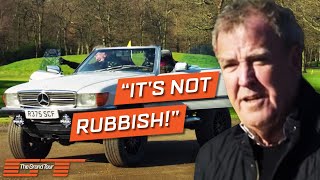 Jeremy Clarkson Introduces His Land Rover & Mercedes Mashup: The Excellent | The Grand Tour