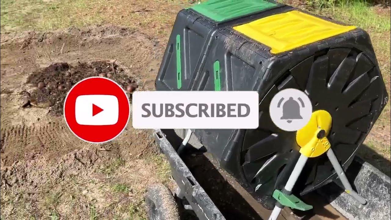 Making Compost at Home (MiracleGro Tumbler) YouTube
