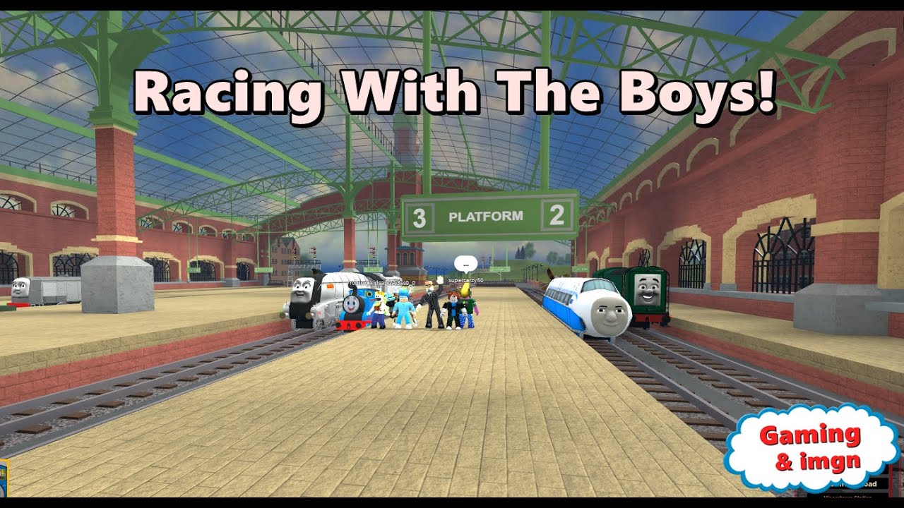 Racing With The Boys! - Roblox Take On Sodor