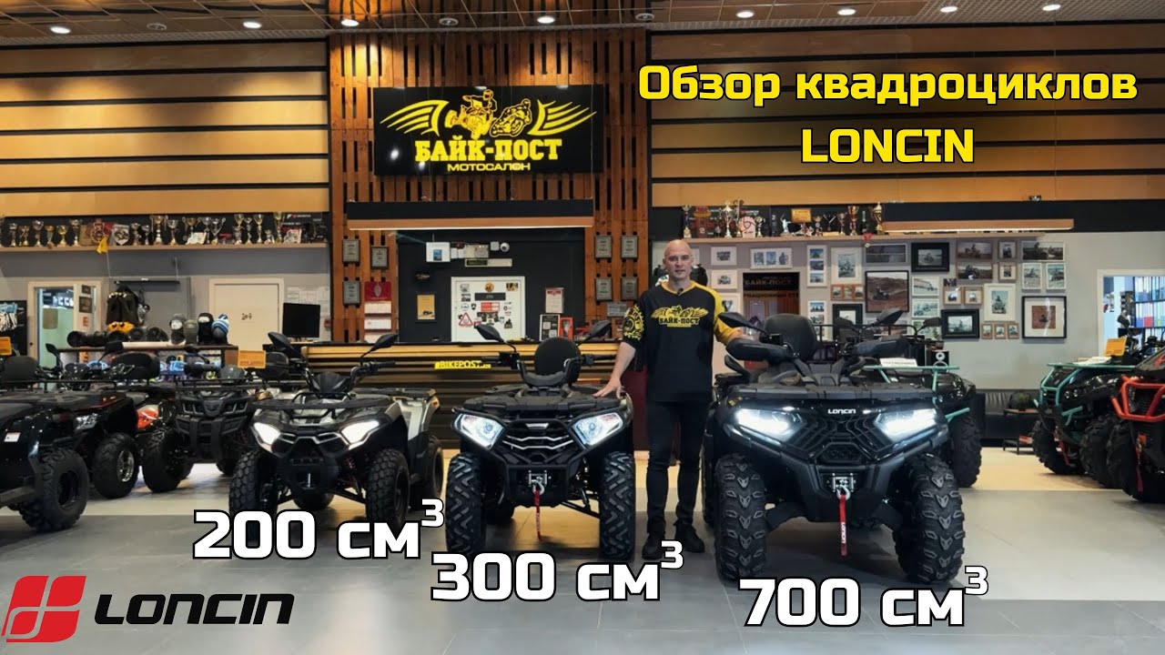 КВАДРОЦИКЛЫ «ЛОНСИН» LONCIN X WOLF 700/300/200🚜 КАЧЕСТВЕННЫЕ И ТЕХНОЛОГИЧНЫЕ🦾ОБЗОР ОТ БАЙК-ПОСТ☝🏼