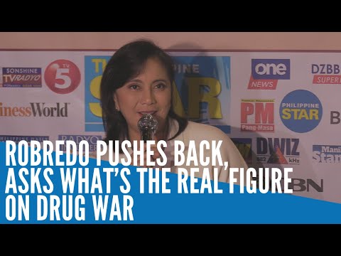 Robredo pushes back, asks what’s the real figure on drug war