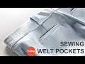 Sewing Welt Pockets | Essential Tailoring Techniques with Alison Smith