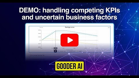 Demo – Competing KPIs and uncertain business factors – Gooder AI intro #4
