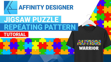 Affinity Designer | Jigsaw Puzzle Repeating Pattern Tutorial