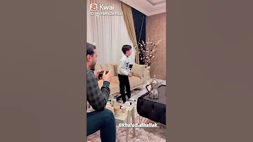 خالد الحلاق وابنه إسلام 