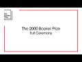 Margaret atwood wins the booker prize 2000  full ceremony and acceptance speech  the booker prize