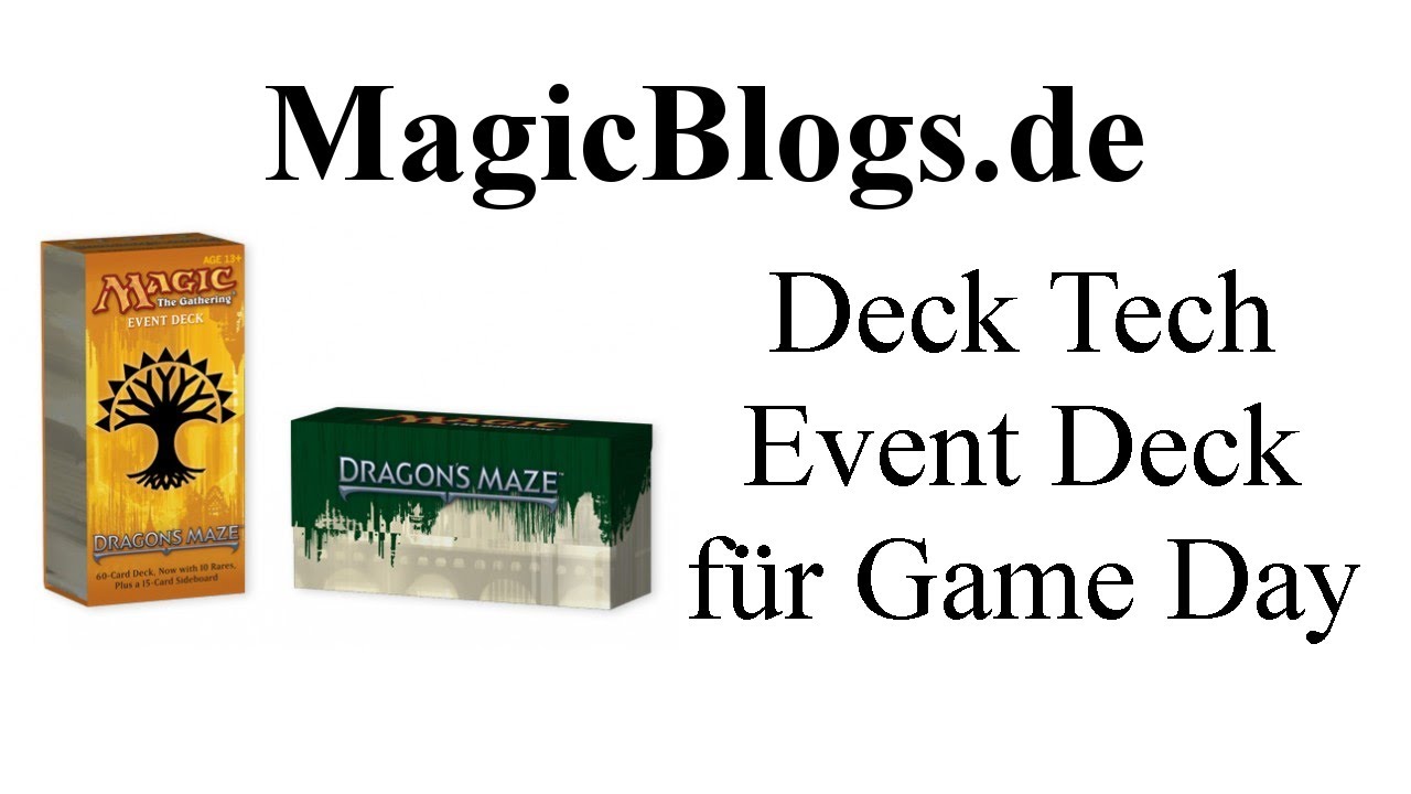 MtG Magic Deck Tech mein Selesnya Event Deck für den Game Day YouTube