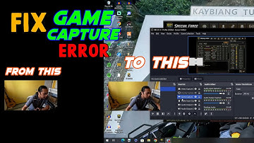 Fix Game Capture Error on OBS