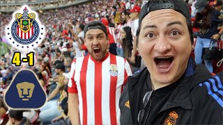 ¡GOLEADA Y A LA LIGUILLA! Desde el Estadio Akron Chivas 4-1 Pumas Repechaje